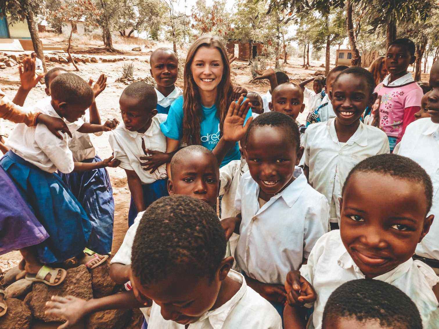 Visiting Tanzanian School