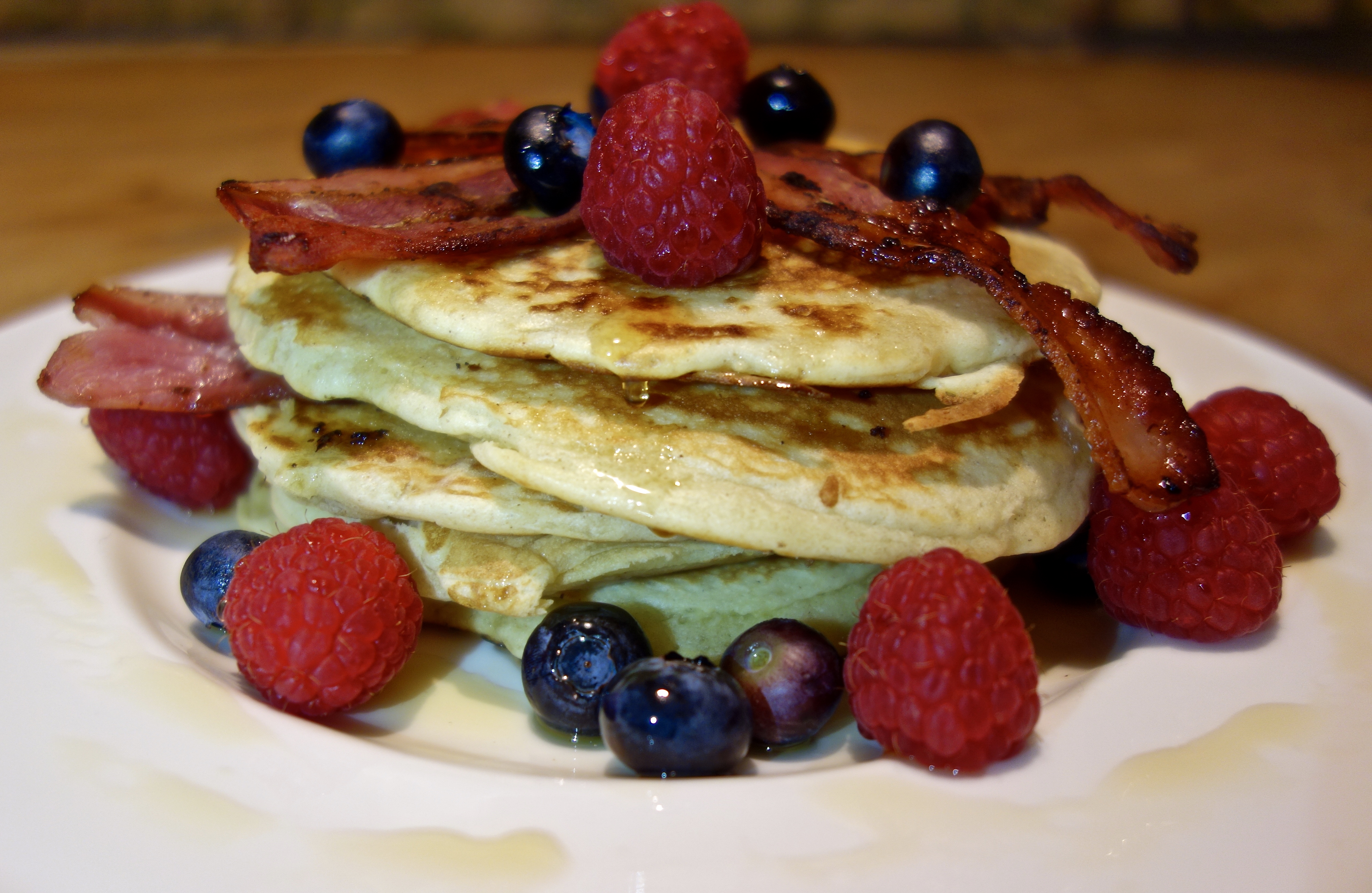 Berry Bacon American Pancakes Recipe | British Lifestyle Blog