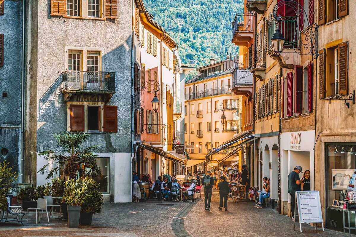 Sion town in Switzerland