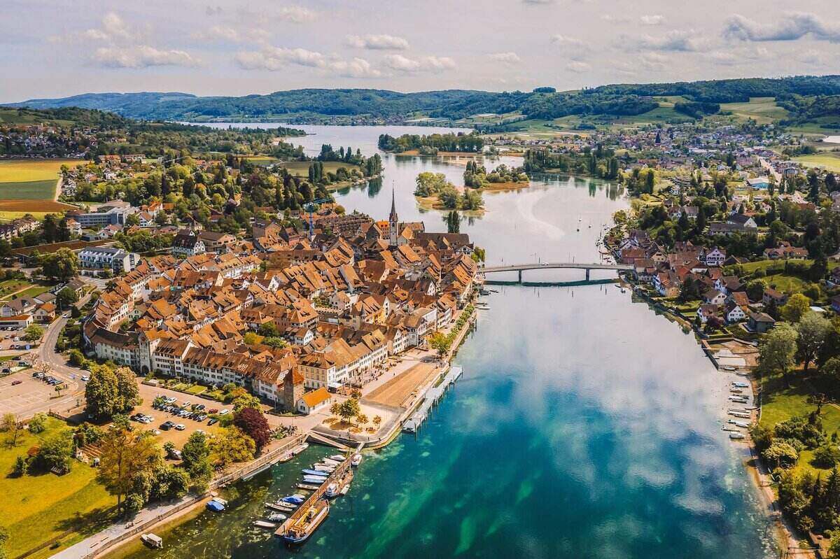 Stein am Rhein village in Switzerland