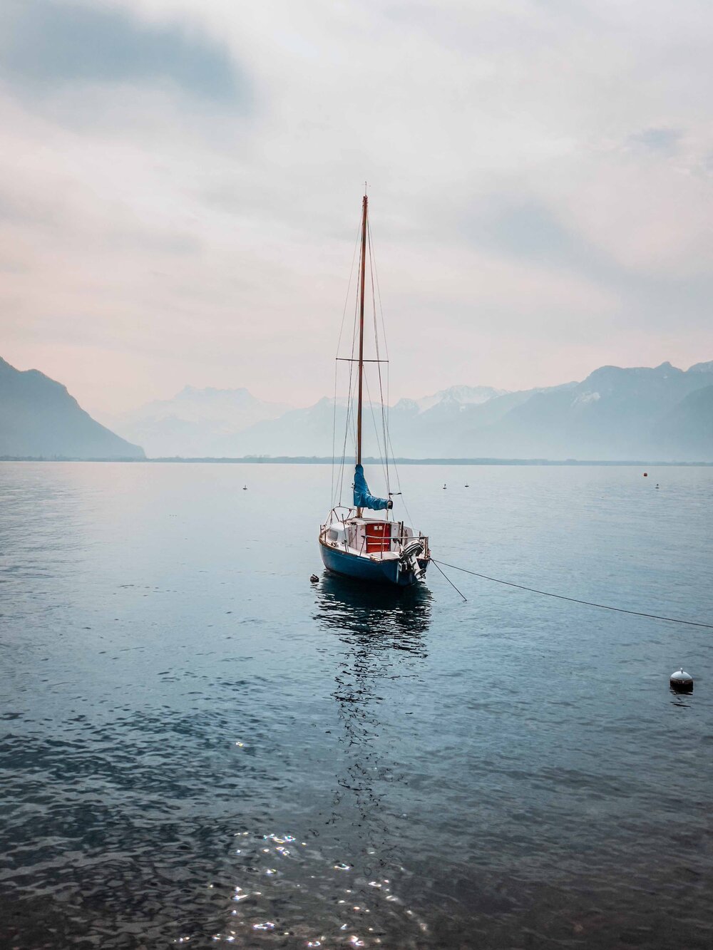 Boat On Lake Geneva