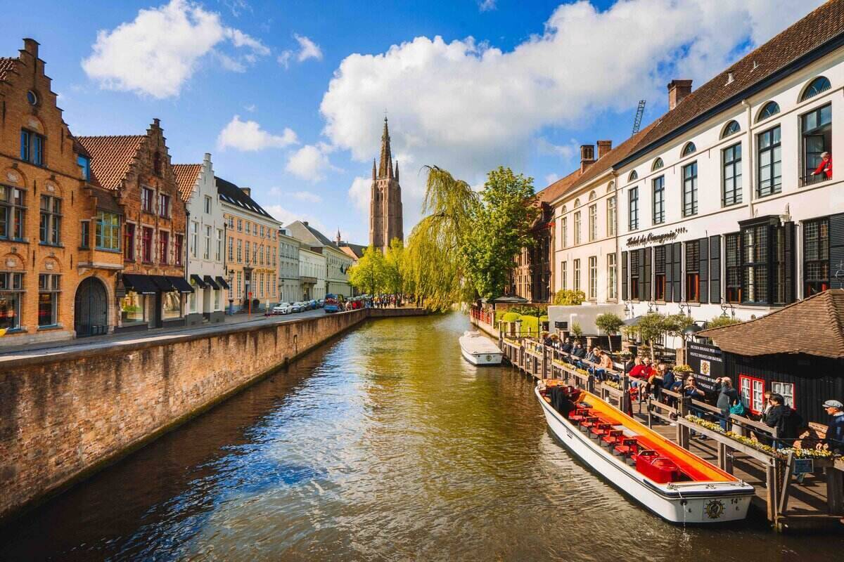 Bruges canal view