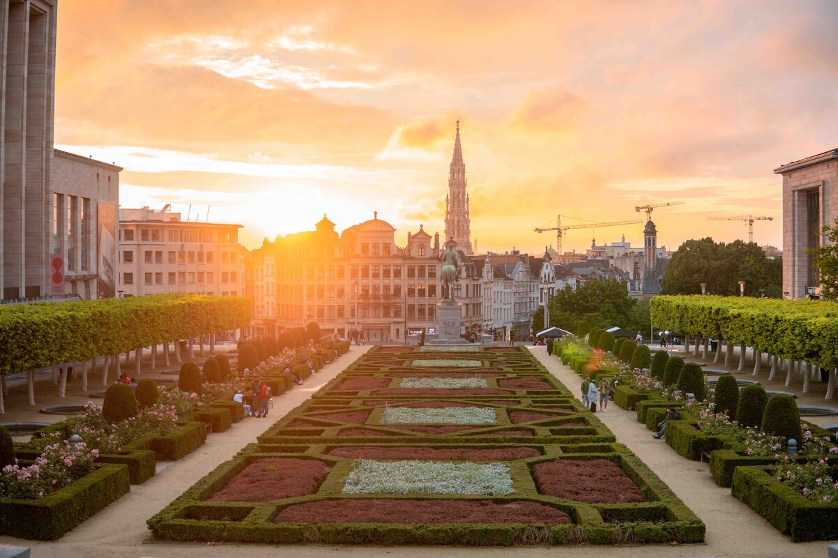 Brussels Sunset
