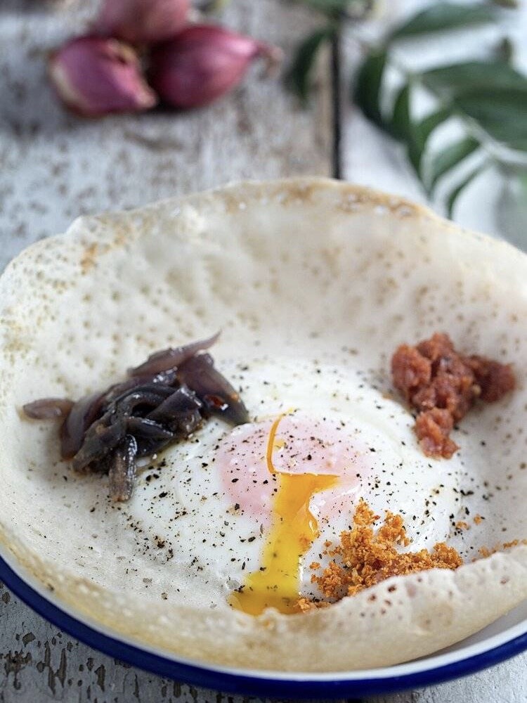 The Coconut Tree Egg Hopper Dish