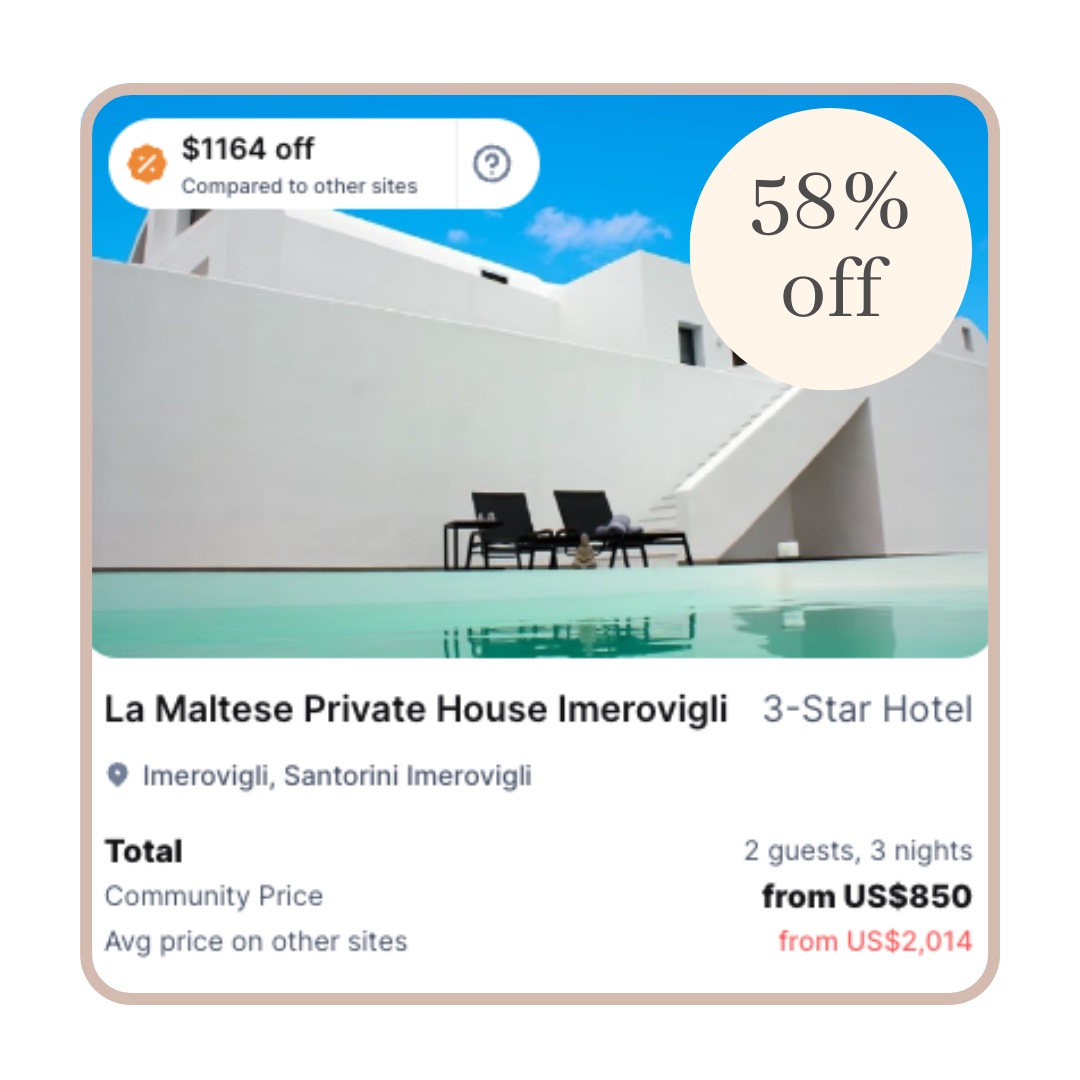 Santorini Hotel Discount