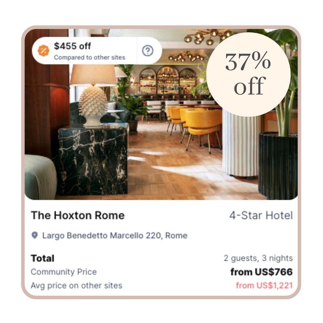 Hoxton Rome Hotel Discount