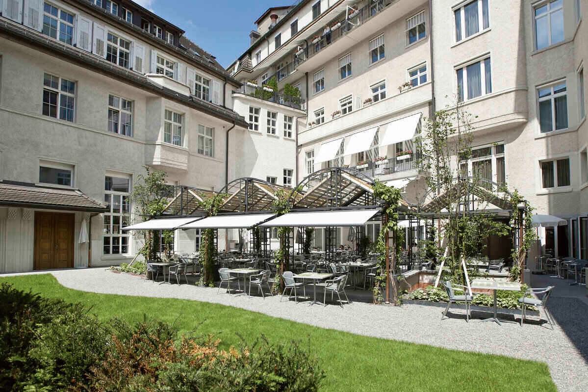 Hotel Glockenhof Zurich Garden Restaurant