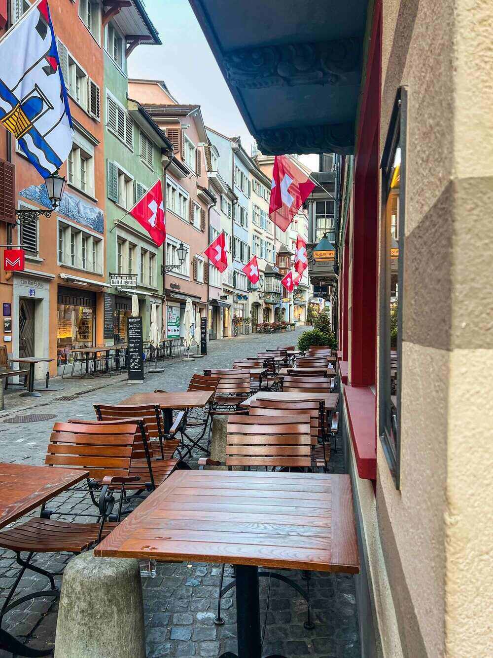 Zurich Cobbled Street