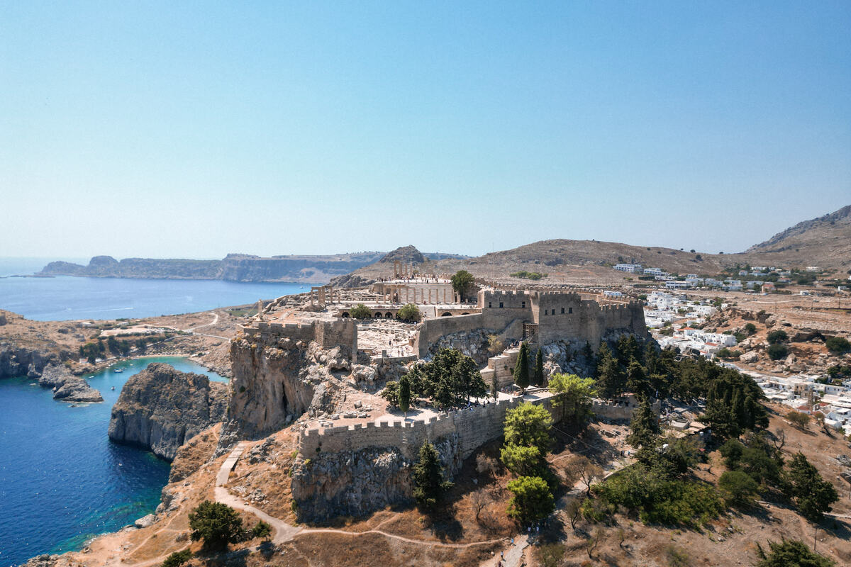 Acropolis of Lindos Drone