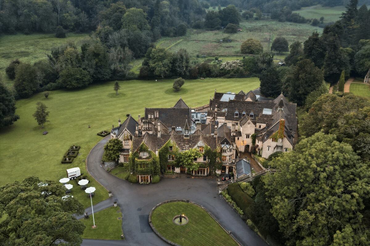 Drone Shot of the Manor House