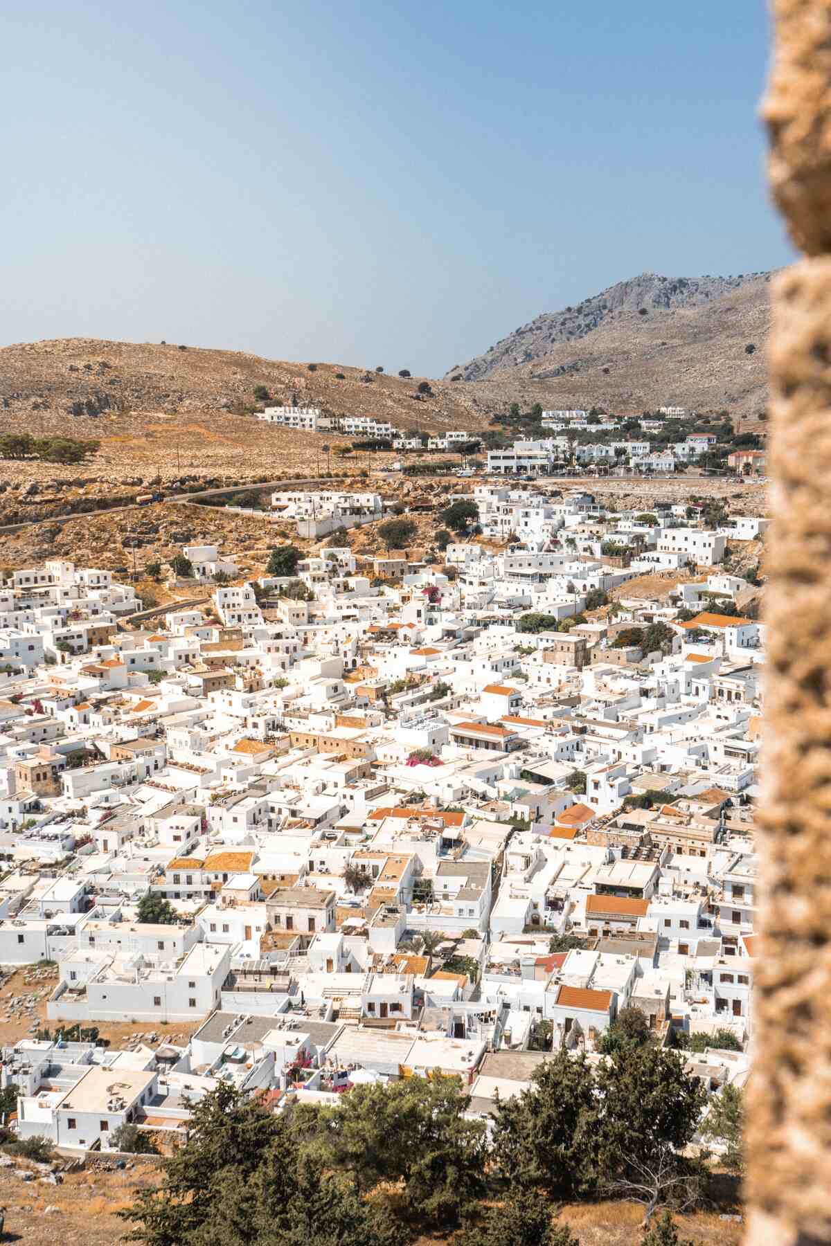 Lindos Town View