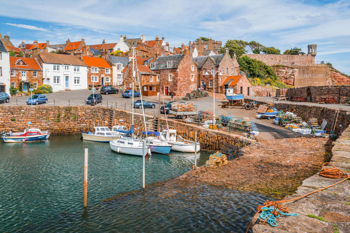 Crail Harbour in Fife